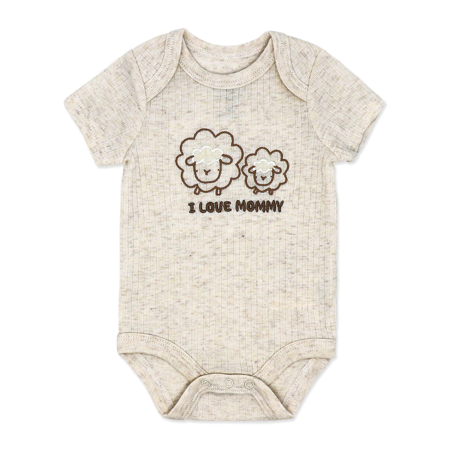 Neutral 3-Pack Bodysuit: Sheep