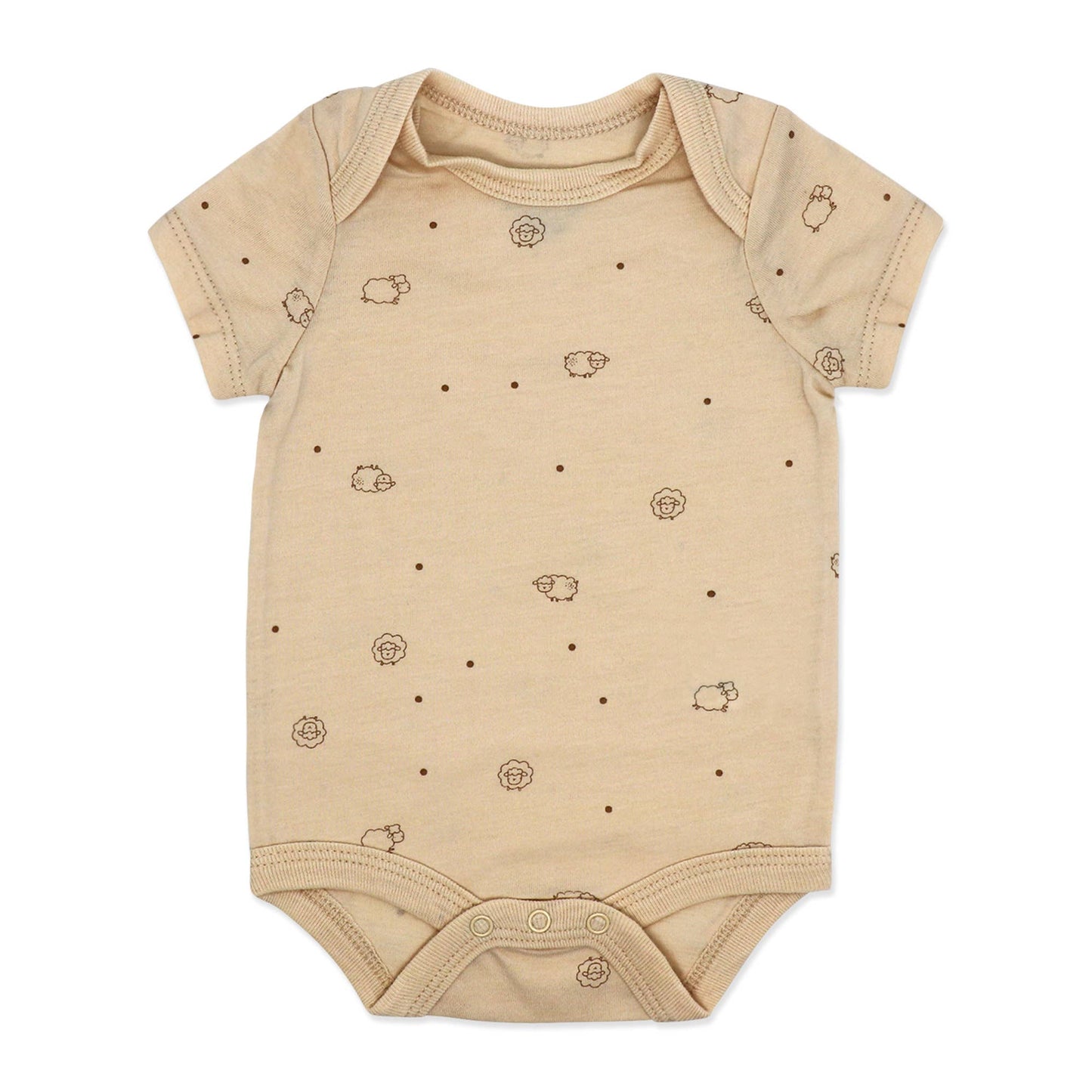 Neutral 3-Pack Bodysuit: Sheep